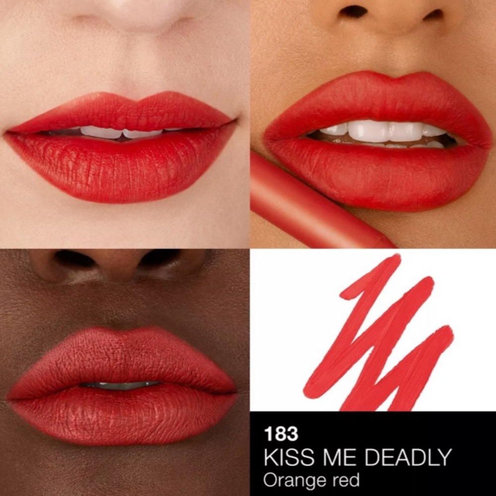 NARS Kiss Me Deadly Orange Red Lipstick